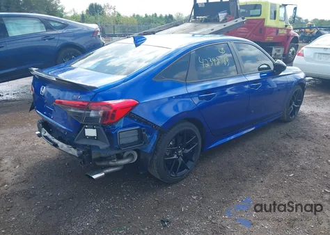 2022 Honda Civic Si Sedan from USA, damaged, VIN 2HGFE1E55NH473919